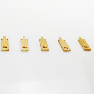 Brass Flat Metal Stamping Electric Connector Parts with Bulk Order2