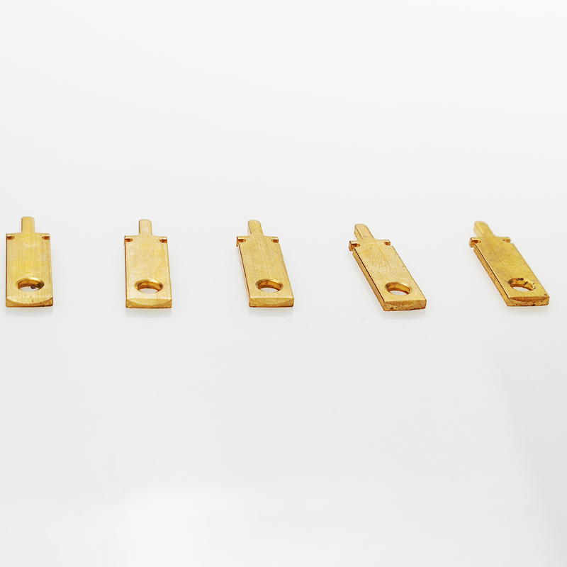 Brass Flat Metal Stamping Electric Connector Parts with Bulk Order2